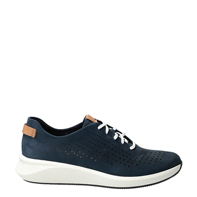 Clarks Un Rio Tie Sneaker in blue