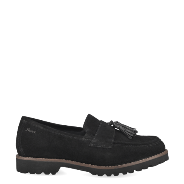 Sioux 42201 MEREDITH-758 Slipper & Mokassin in schwarz
