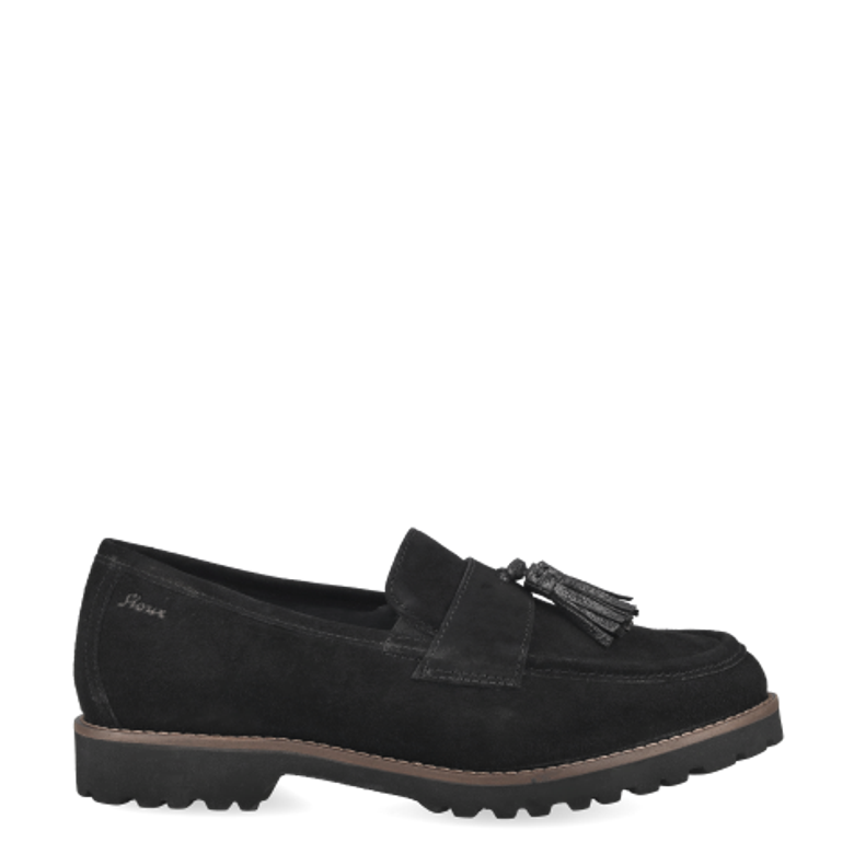 Sioux 42201 MEREDITH-758 Slipper & Mokassin in schwarz