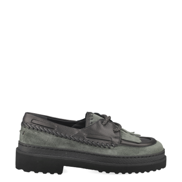 Donna Carolina KILLIA ELBA SILK PINO 58.732.129-003 Loafers & Moccasins in black