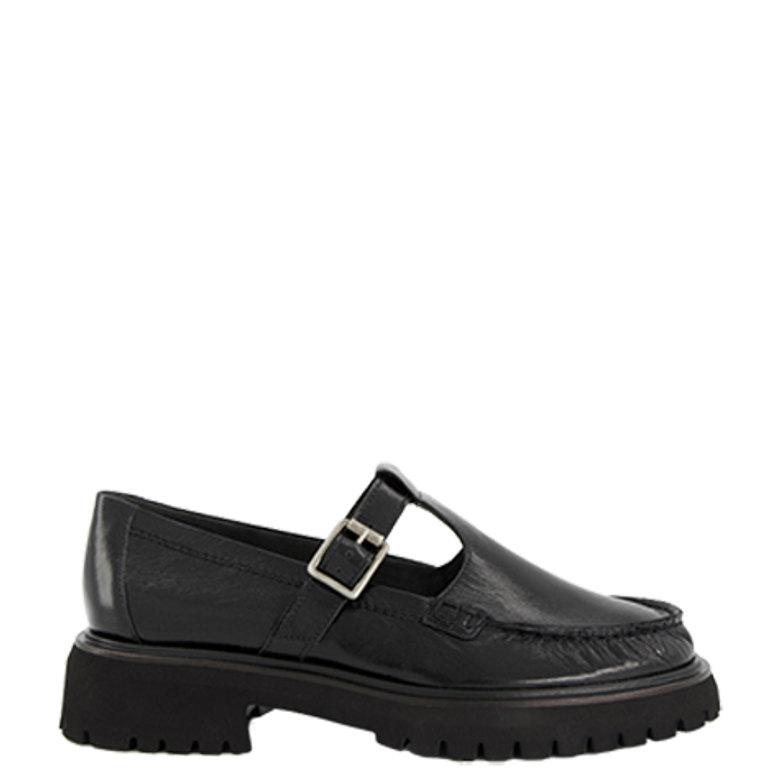 Paul Green 1259-002 Slipper & Mokassin in schwarz