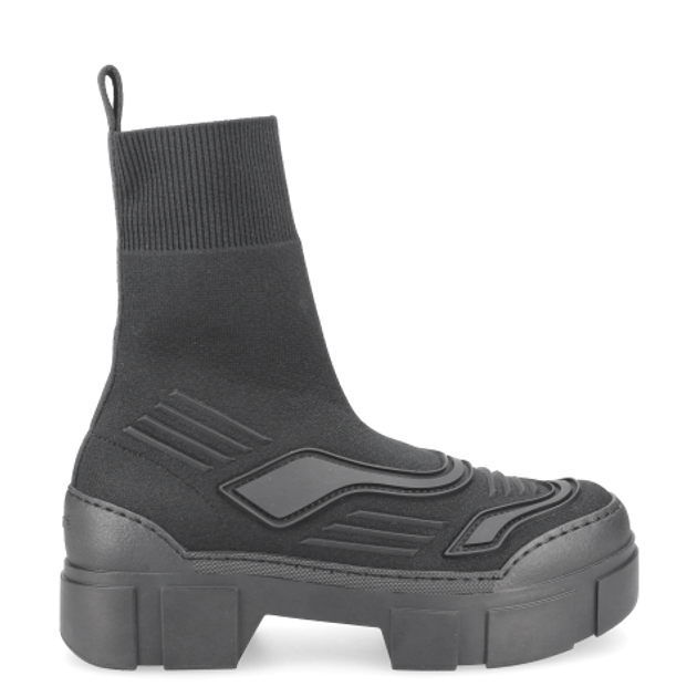 Linea Marche KNIT boots in black