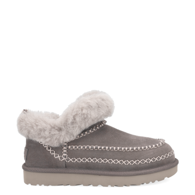 UGG CLASSIC ULTRA MINI ALPINE warm lining in gray