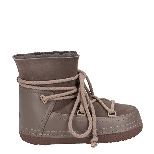 INUIKII CLASSIC BOOT TAUPE warm lining in brown