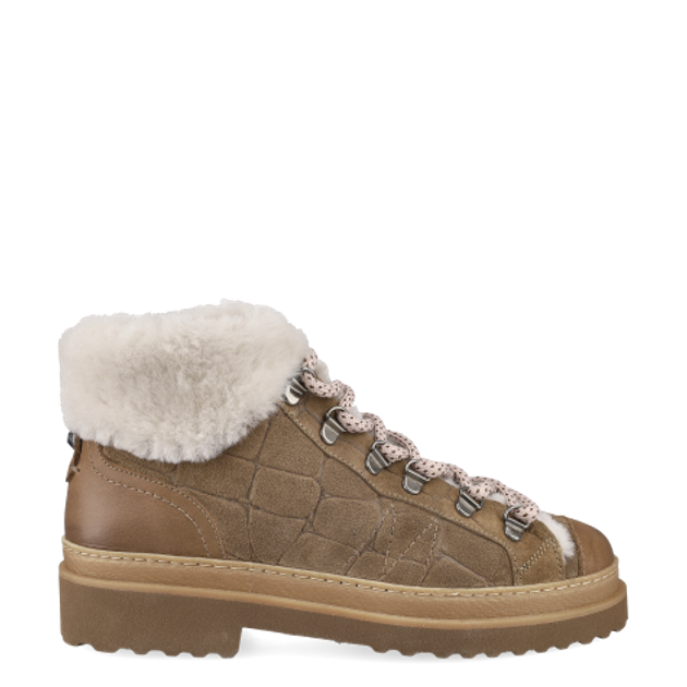 Donna Carolina KILLIA FLUFF CROCCO NOCE 58.732.186P-001 Warm Lining in Brown