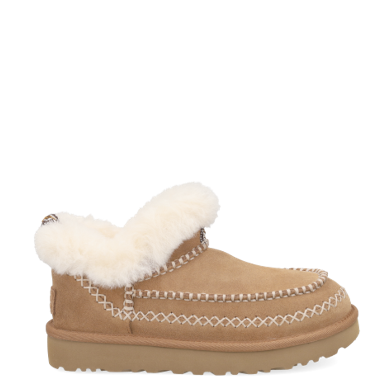 UGG CLASSIC ULTRA MINI ALPINE warm lining in brown