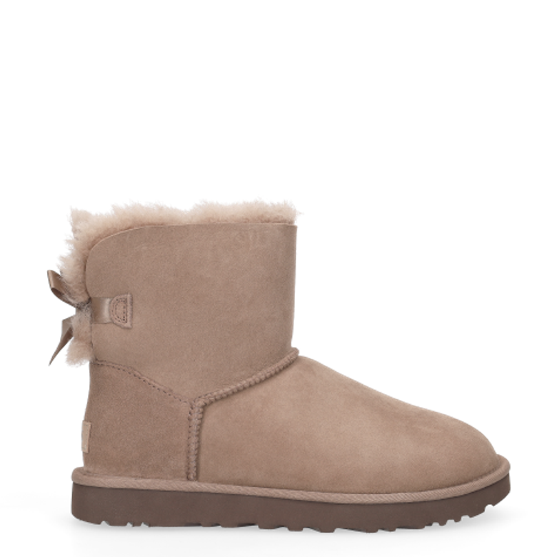 UGG 1016501-RYK MINI BAILEY BOW II warm lining in brown