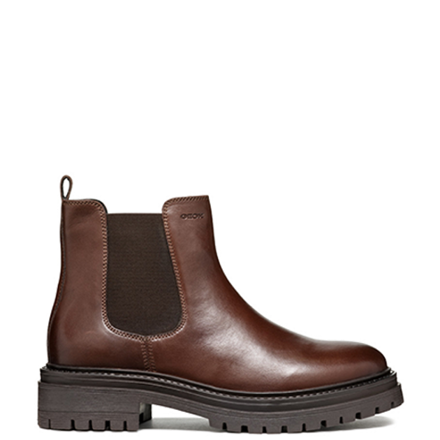 GEOX IRIDEA ankle boots in brown