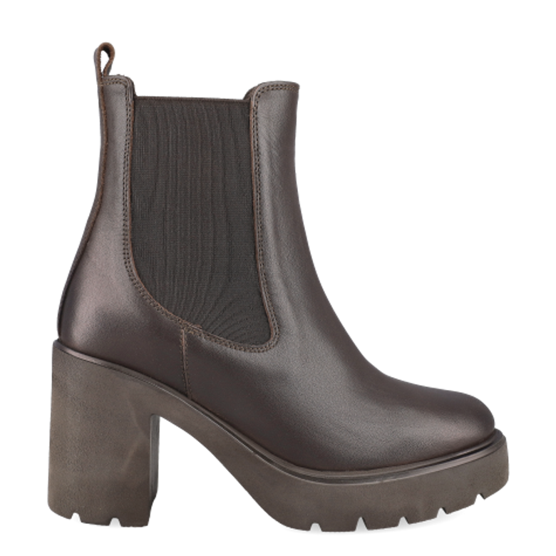 Unisa KLINO_BNA WENGUE Brown Ankle Boots