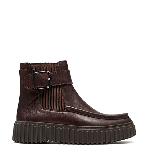 Clarks Torhill Buckle 26327987, 4 pairs of ankle boots in brown