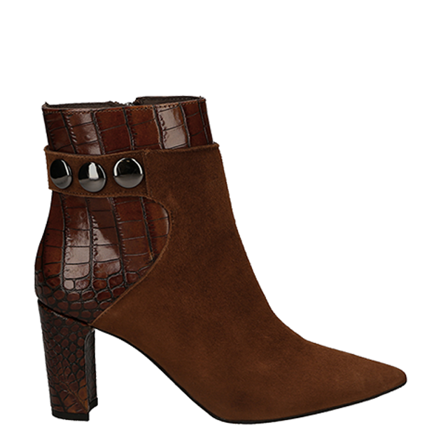 Perlato 11336 COGNAC ankle boots in brown