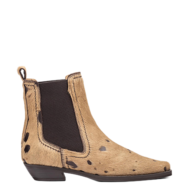 Unisa FLIPA_SPO TOPO Ankle Boots in Brown