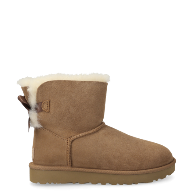 UGG MINI BAILEY BOW II warm lining in brown