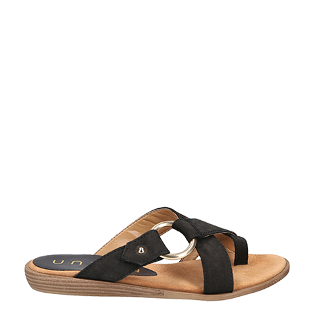 Unisa Sandalias Flat Sandals Slippers Unisa Unisa ADRIEL_BLU BLACK