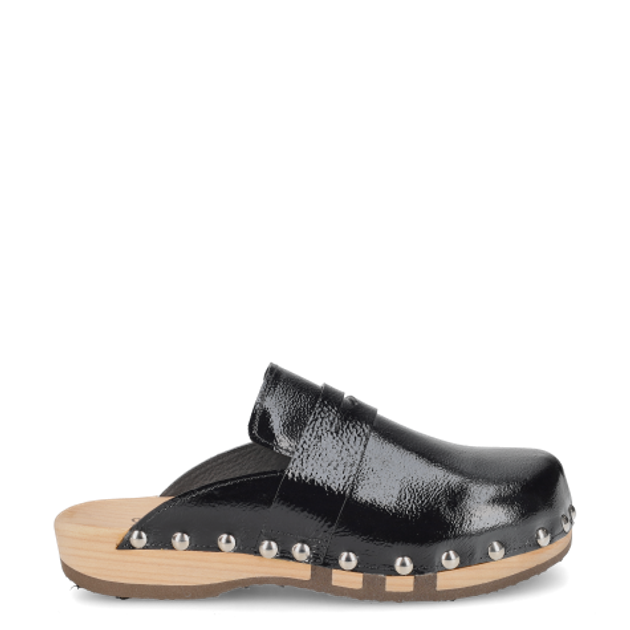 Homers 21404 WOOD sandals in black