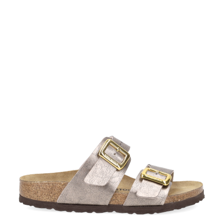 Birkenstock 1029372 SYDNEY CUSHION BUCKLE BIRKO-FLOR sandals in beige