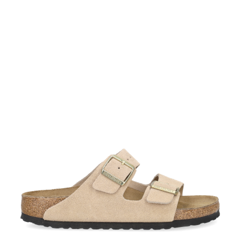 Birkenstock 1029260 ARIZONA SUEDE LEATHER sandals in beige