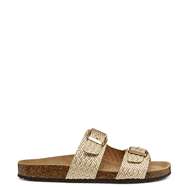 GEOX BRIONIA sandals in gold