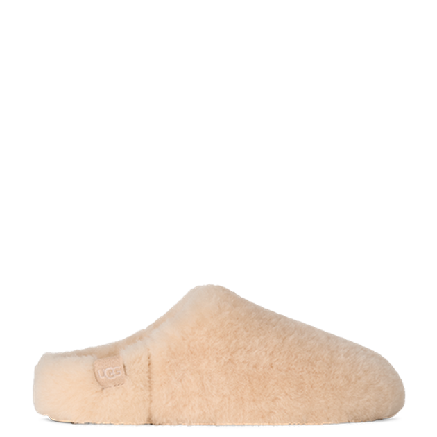 UGG 1184352-NAT ELEA FLUFFED SLIP-ON Slippers in Beige