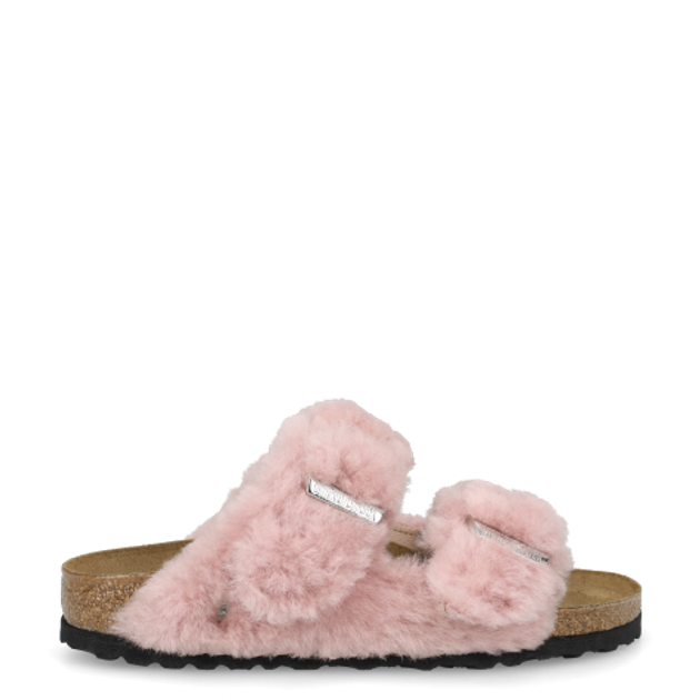 Birkenstock 1030274 ARIZONA SHEARLING RIVET slippers in rose