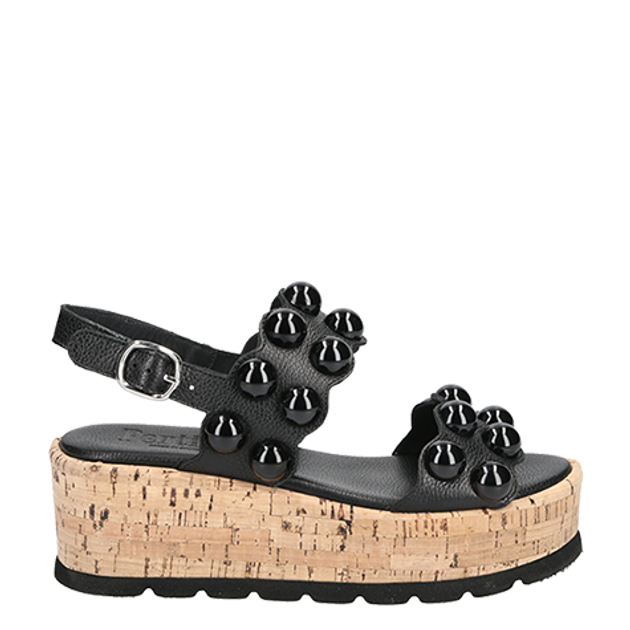 Pertini 30695 sandals in black