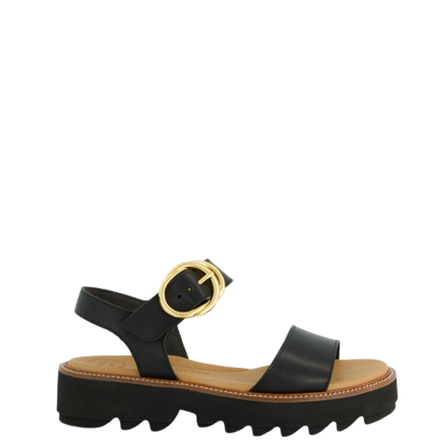 Paul Green 6189-009 sandals in black