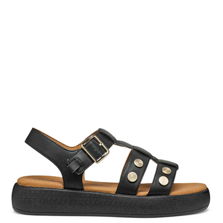 GEOX CAMALEI sandals in black