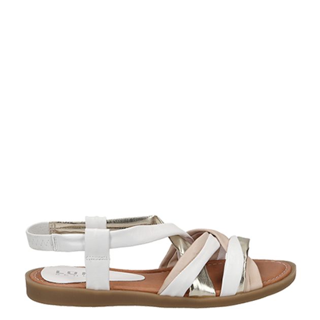 Lüke shoes 1154/P-35 MULTIBIANCO sandals in white