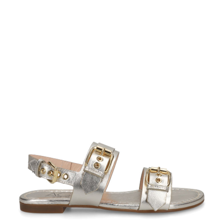 AGL SUMMER MULTI BUCKLES sandals in metallic