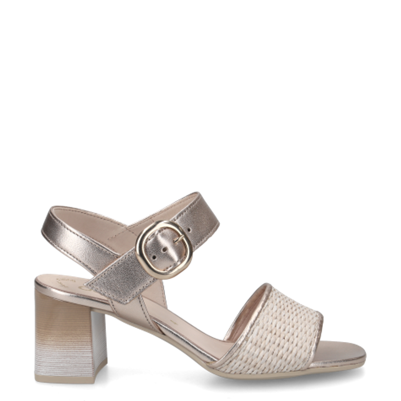 Gabor 41.701.42 sandals in metallic