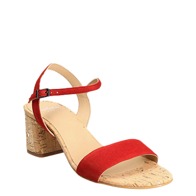 Perlato 10612 sandals in red