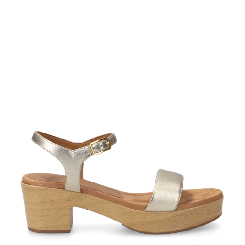 Unisa IRITA_LMT PLATINO sandals in gold