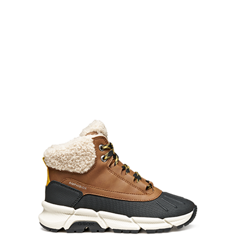 GEOX FLEXYPER PLUS warm lining in brown