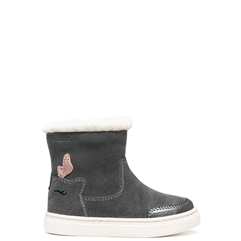 GEOX NASHIK Lined Boots in Gray