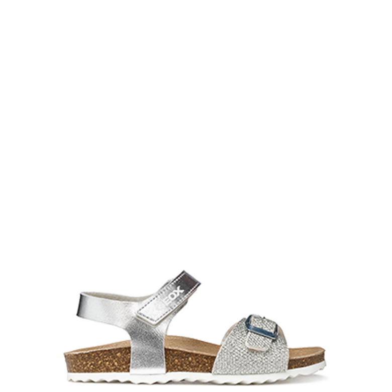 GEOX ADRIEL Sandalen in silber