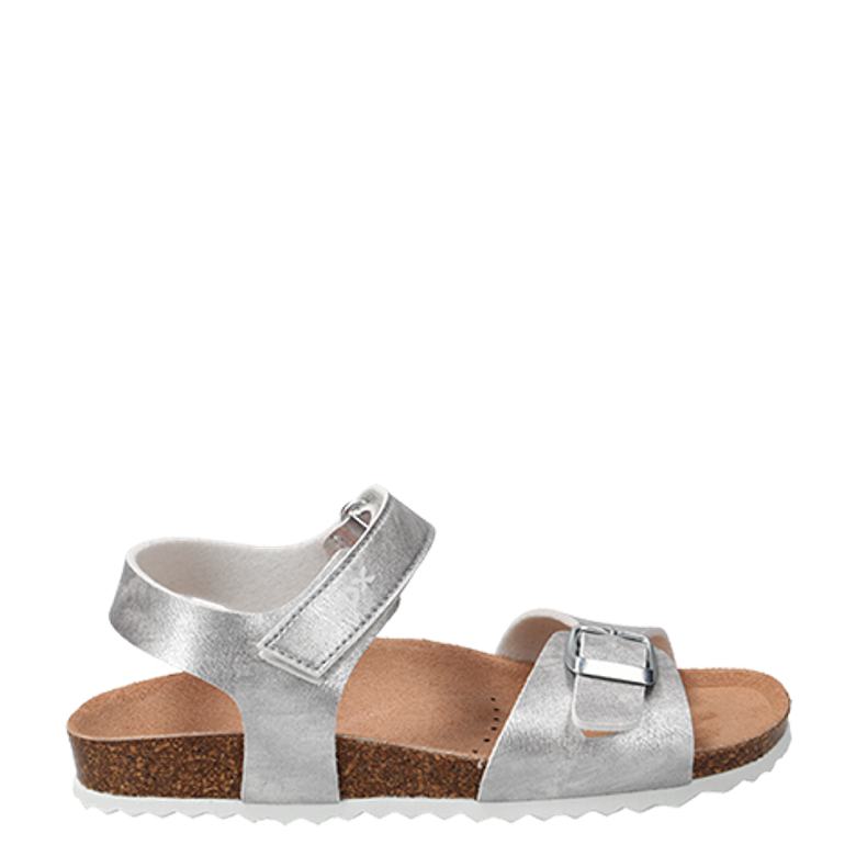 GEOX ADRIEL sandals in silver