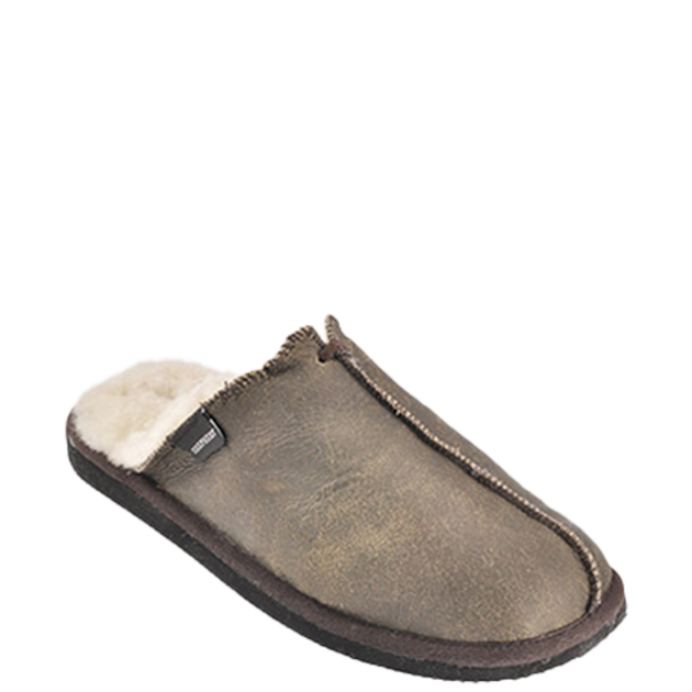 Shepherd 120153 Hugo slippers in brown