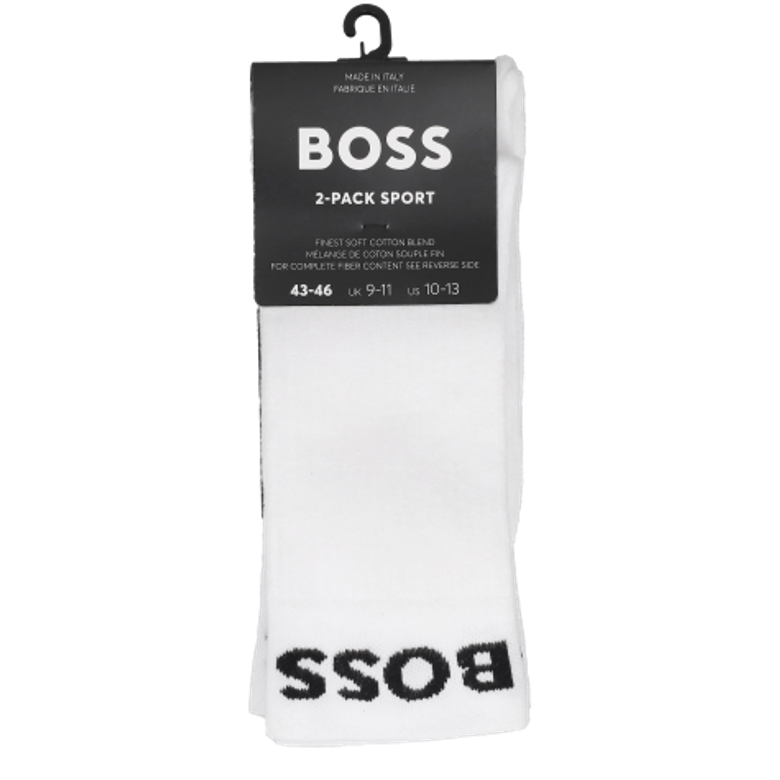 Boss 50469747 100 2P RS Sport CC socks in white