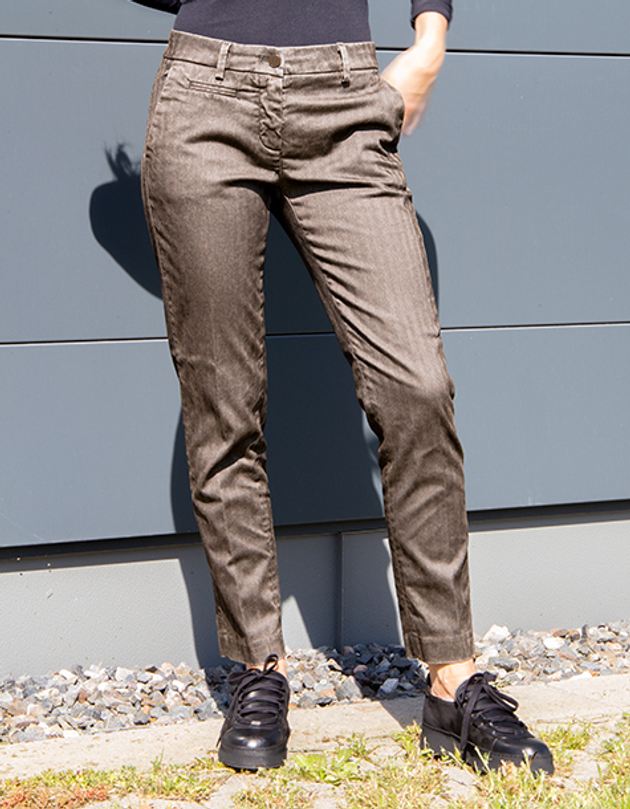 Mason's 4PNTD1010 MBE17S2 738 pants in brown