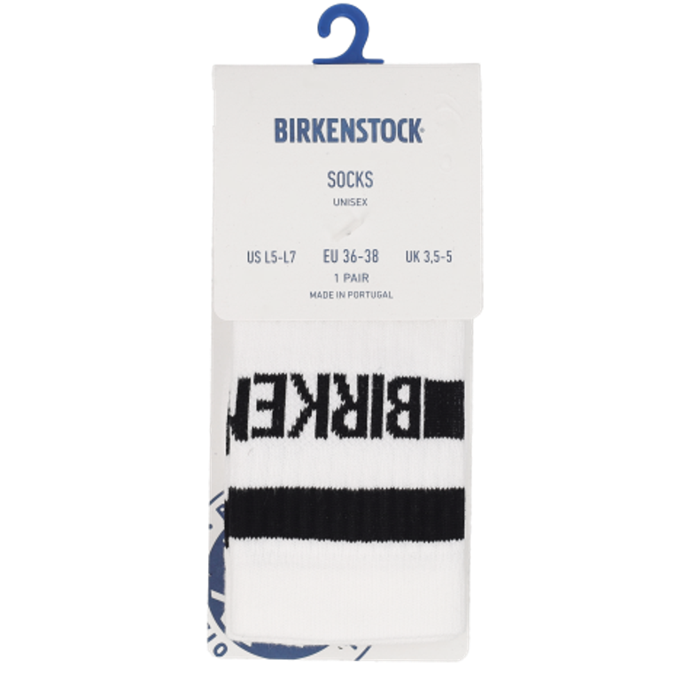 Birkenstock 1030264 COTTON TENNIS SOCKS in white