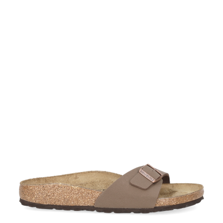 Birkenstock 40093 MADRID BIRKO-FLOR BIRKIBUC slippers in brown