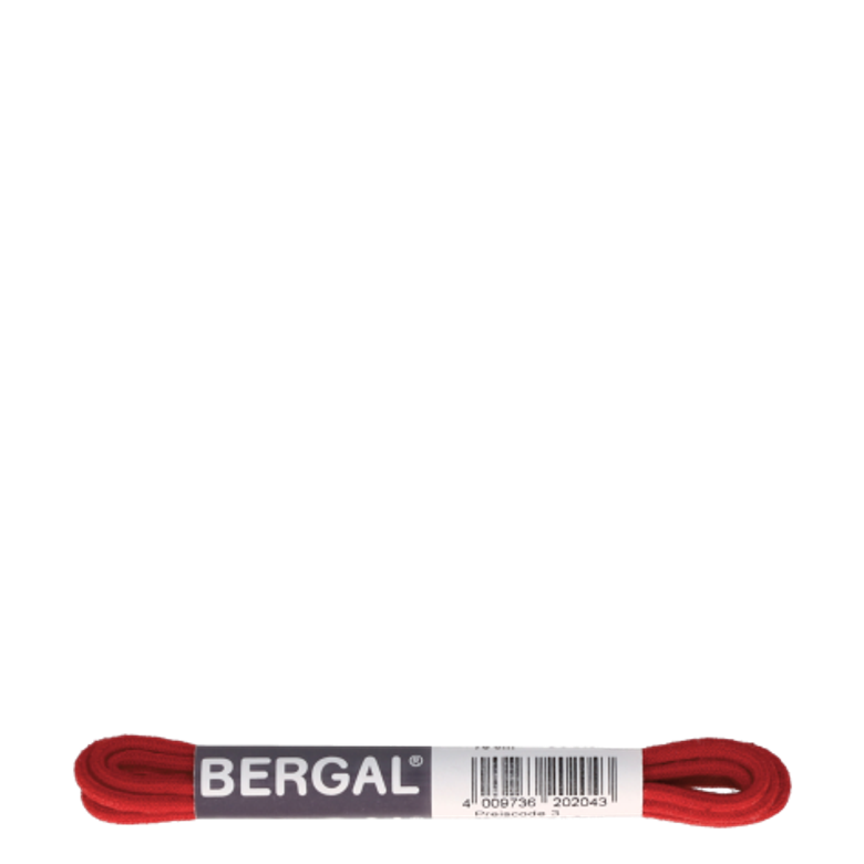 Bergal round 8820-120 shoelaces in red
