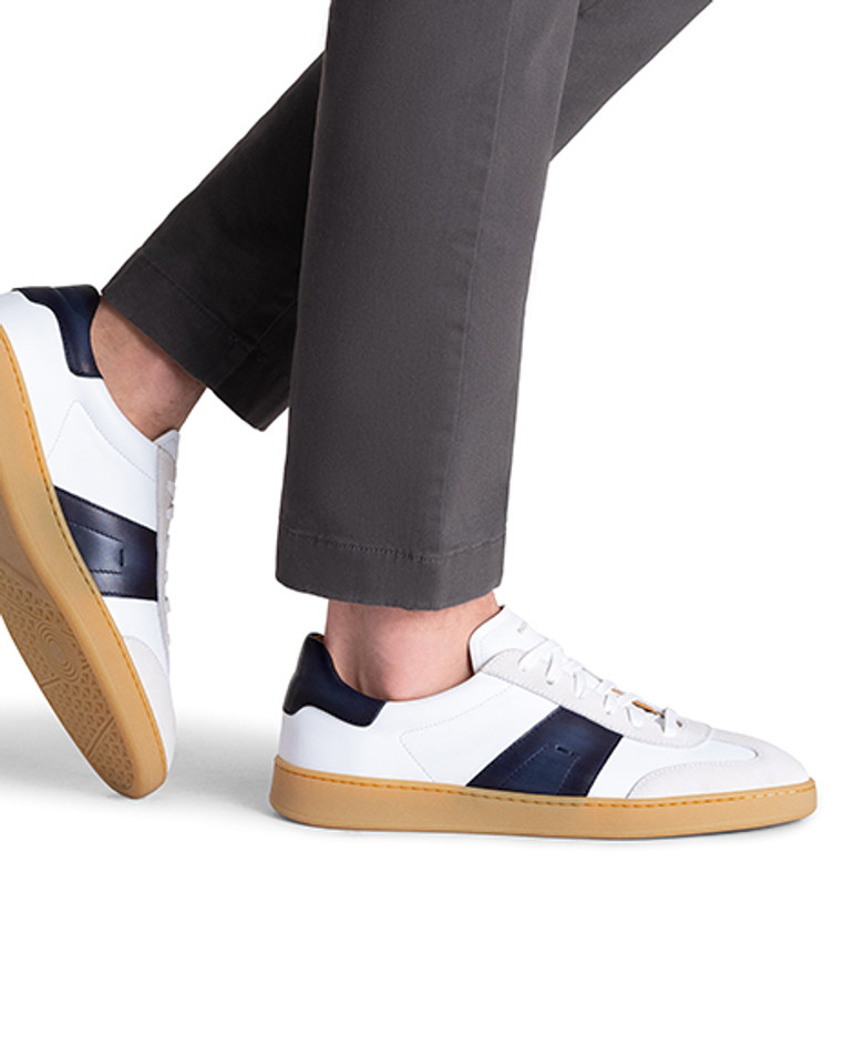 Magnanni 25851-759 BLANCO AZUL sneaker in white