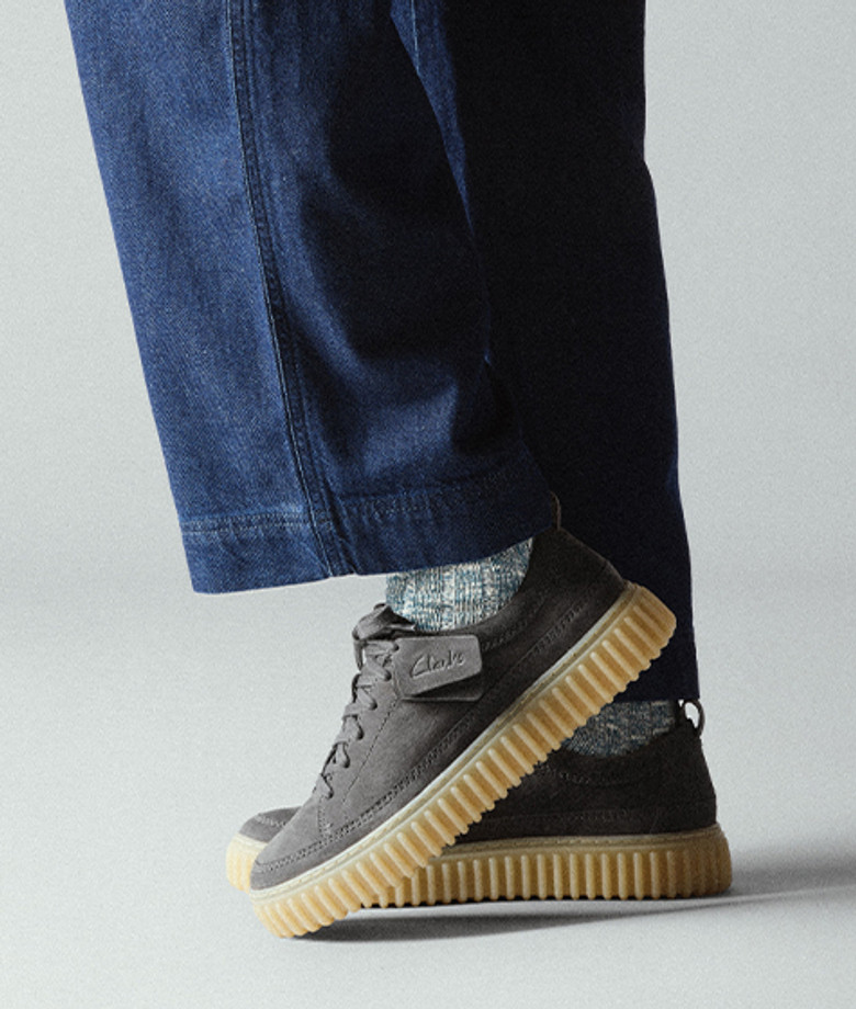 Clarks Torhill Lace 26184417 7 Sneaker in gray