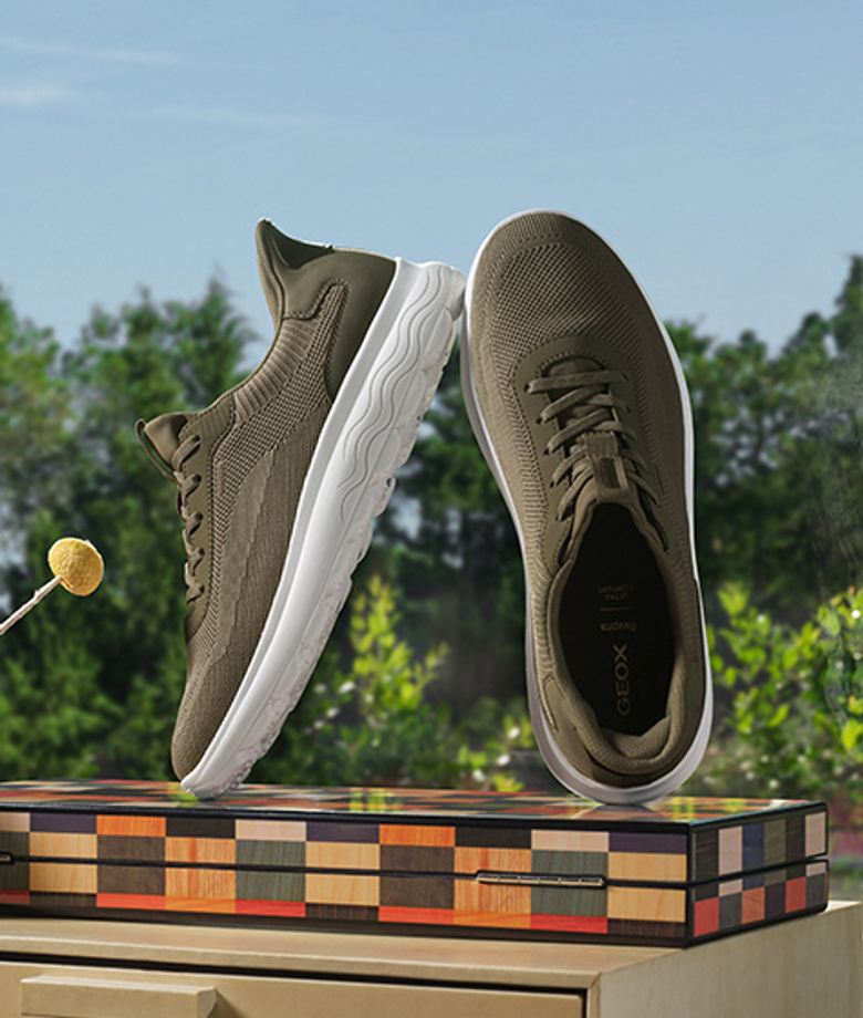 GEOX SPHERICA PLUS sneaker in green