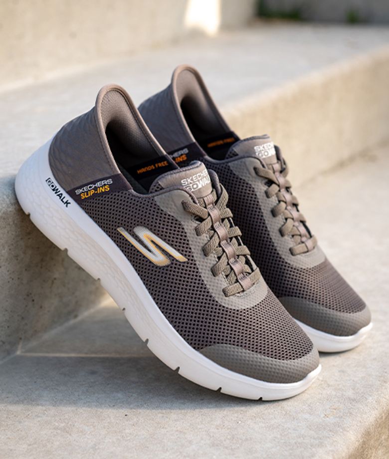 Skechers GO WALK FLEX sneaker in brown