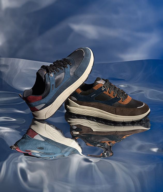 GEOX SPHERICA sneaker in brown