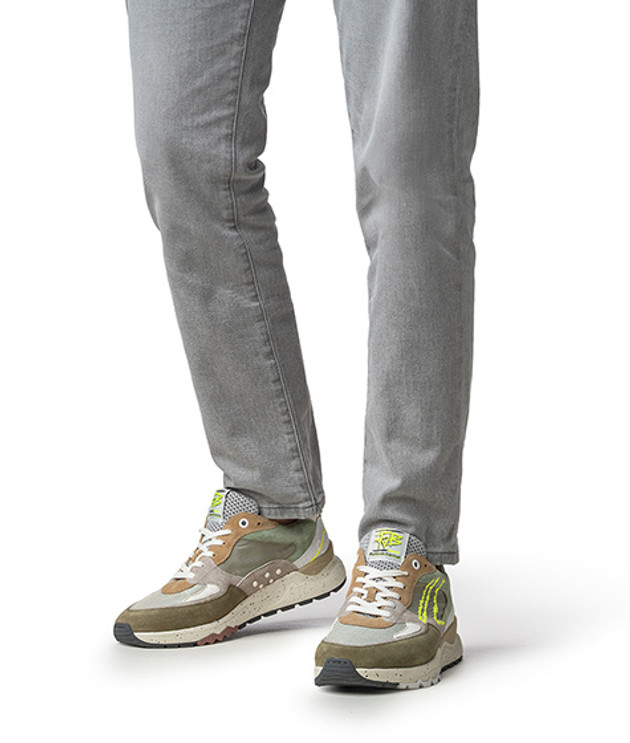 Floris van Bommel De Treener sneaker in green