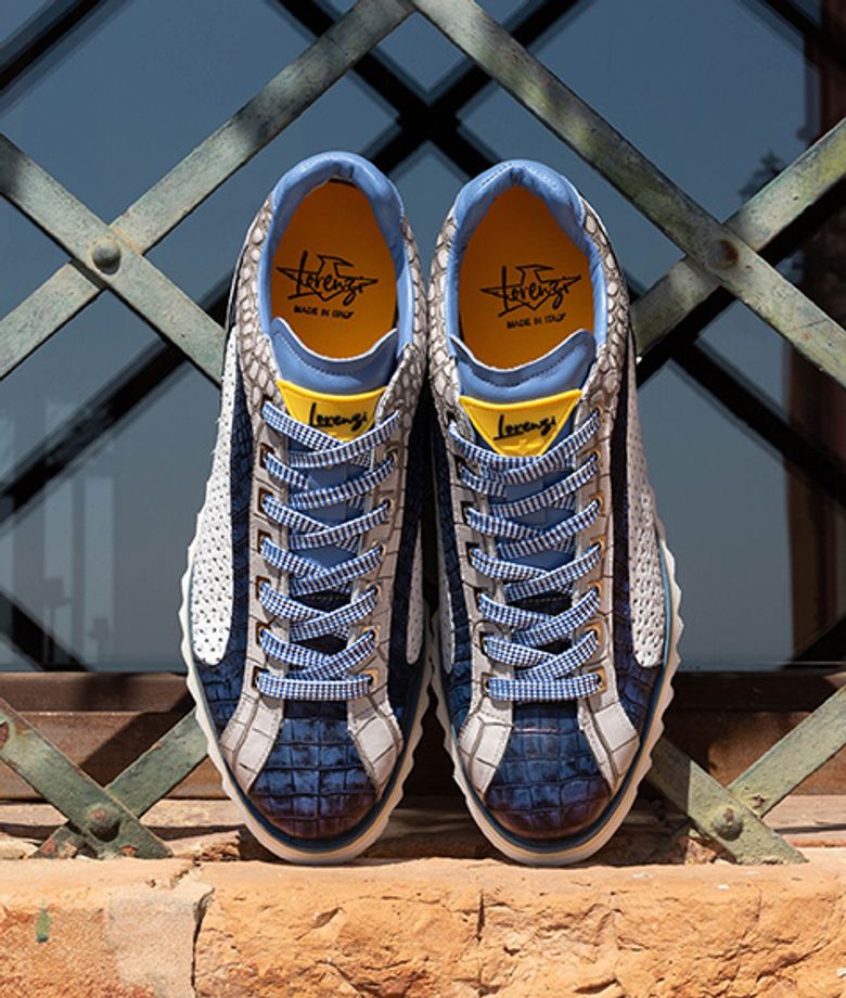Lorenzi 15788 TROPEA BLU sneaker in blue