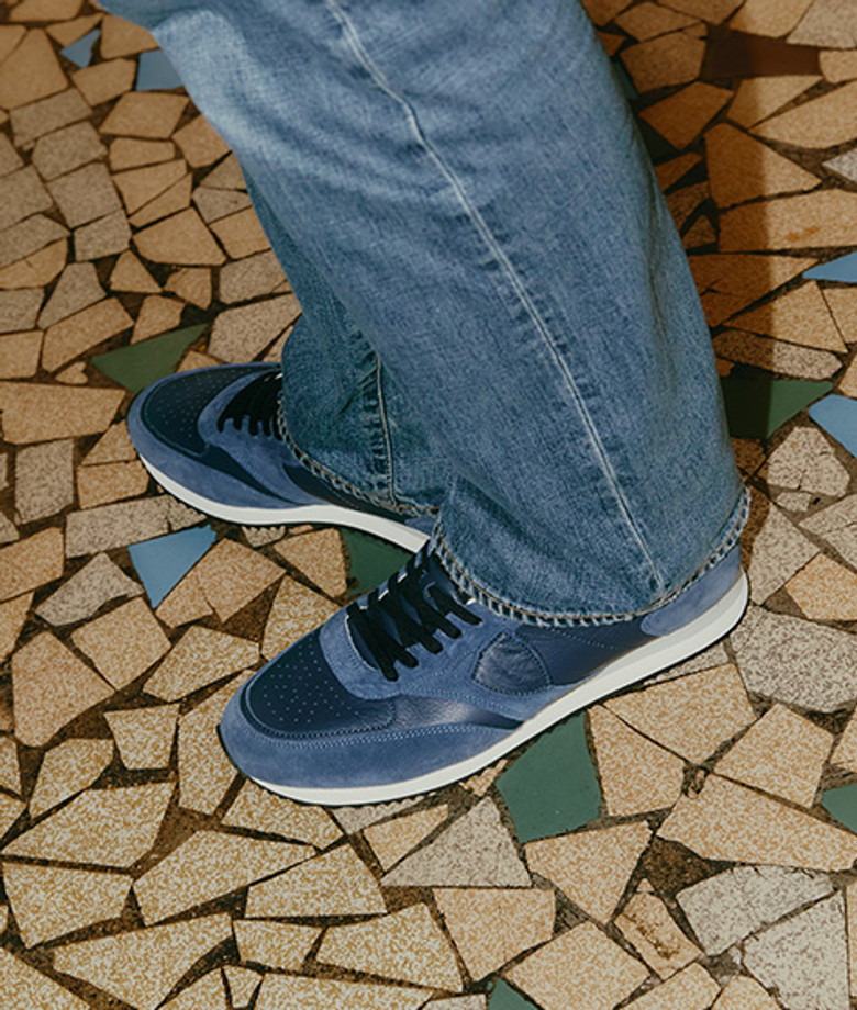 Philippe Model BLVILLE LOW sneaker in blue